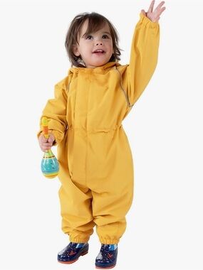 Jan & Jul Kids' One-Piece Rain Suit, Waterproof Coveralls